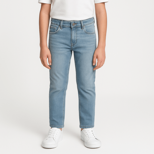 Slim fit jeans lavado celeste