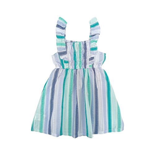 Vestido rayado para niña