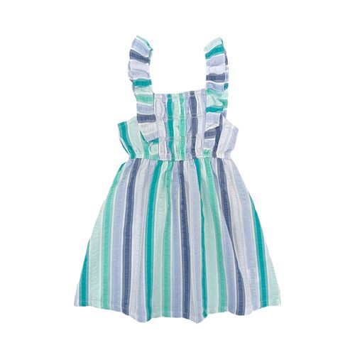 Vestido rayado para niña