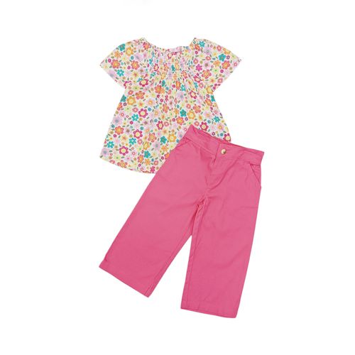 Conjunto estampado para niña