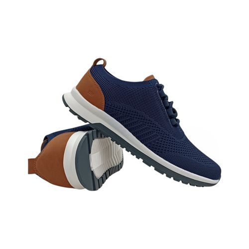 Zapato casual azul para hombre