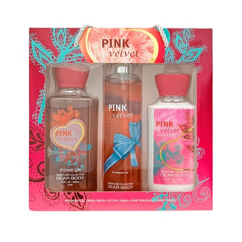 Set corporal de baño Pink Velvet