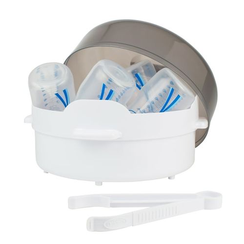 Esterilizador a vapor para microondas para 4 pachas