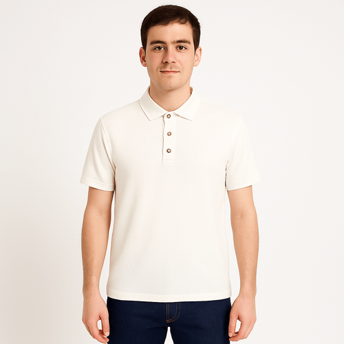 Camisa blanca para hombre