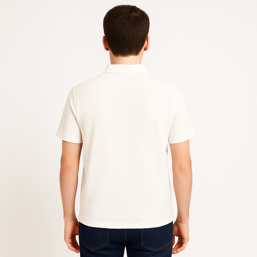 Camisa blanca para hombre