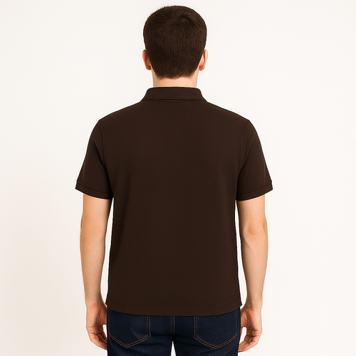 Camisa café para hombre