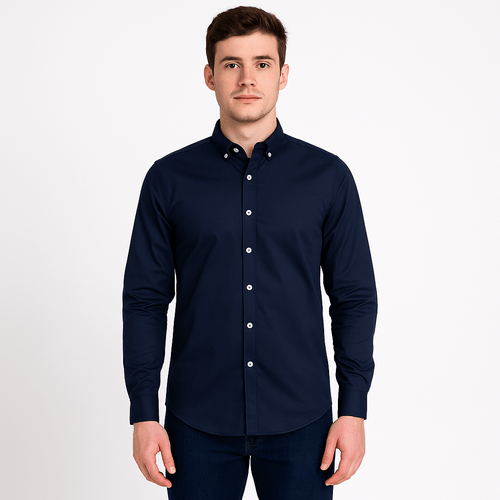 Camisa navy para hombre