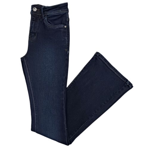 Flare jeans lavado para mujer