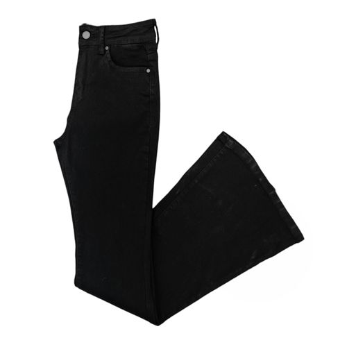 Flare jeans sólido para mujer