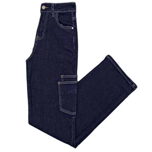 Straight jeans sólido para mujer