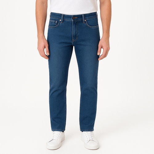 Slim jeans azul lavado para hombre