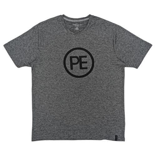 Camiseta gris estampada para hombre