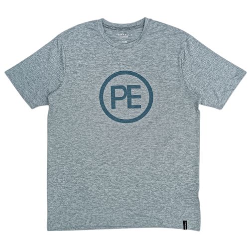 Camiseta gris estampada para hombre