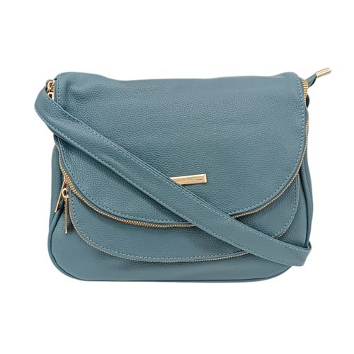 Crossbody celeste para mujer