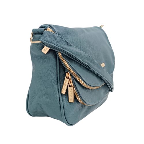 Crossbody celeste para mujer