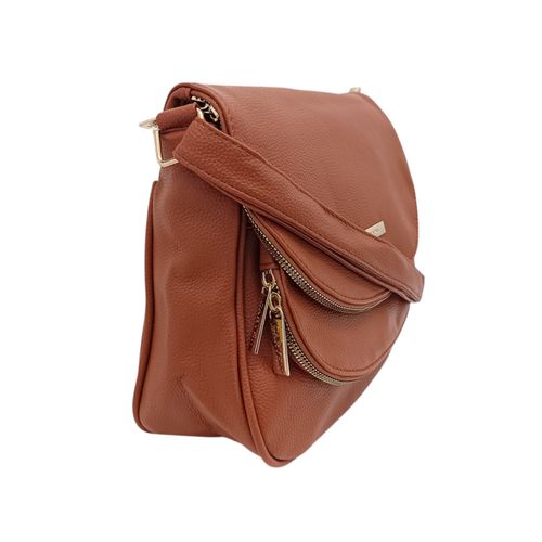 Crossbody café para mujer