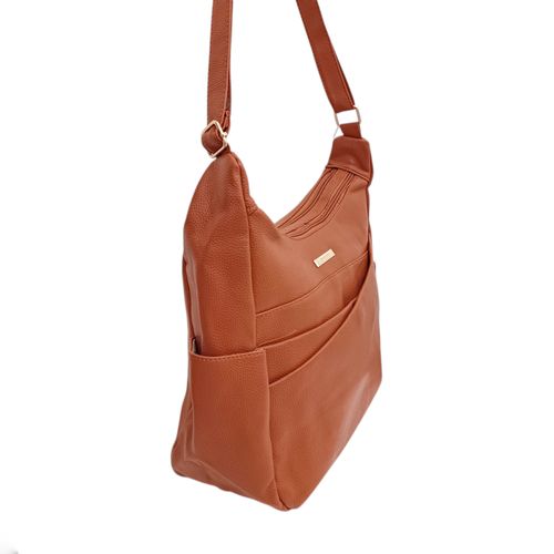 Crossbody café para mujer