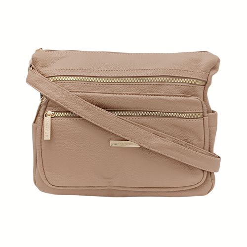 Crossbody beige para mujer