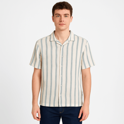 Camisa con textura para hombre