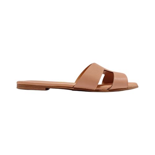 Sandalias nude sólidas para mujer