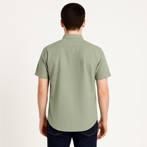 Camisa verde sólida