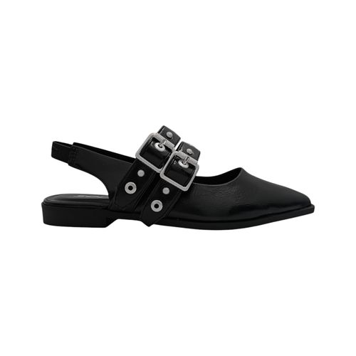 Flats casuales negras para mujer