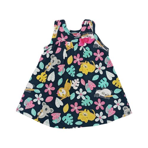 Vestido azul para bebé niña