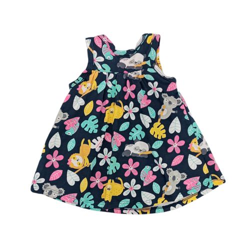 Vestido azul para bebé niña