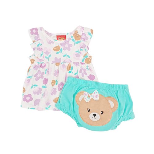 Conjunto estampado para bebé niña