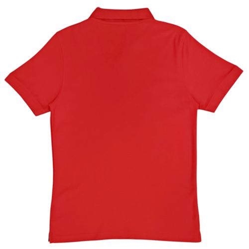 Camisa tipo polo roja para hombre