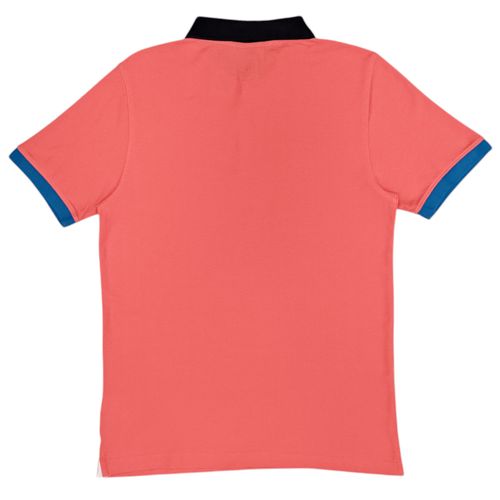 Camisa tipo polo rosa para hombre