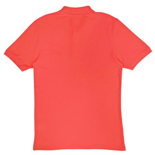 Camisa tipo polo salmón para hombre
