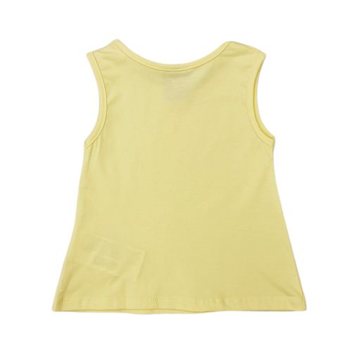 Blusa amarilla estampada para niña