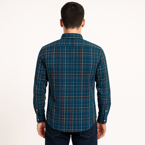 Camisa cuadriculada multicolor