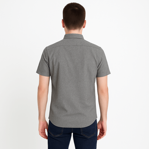 Camisa gris sólida