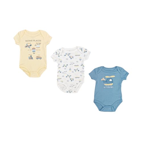 Set mamelucos estampados para bebé niño