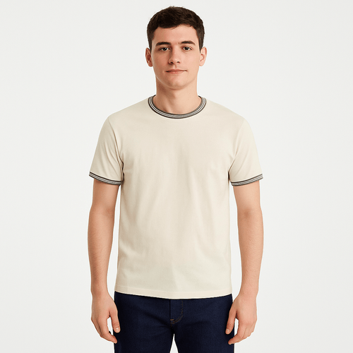 Camiseta con textura para hombre