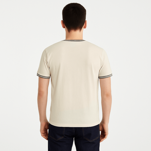 Camiseta con textura para hombre