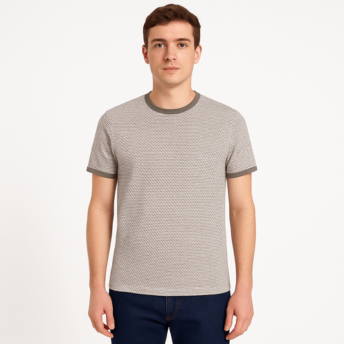 Camiseta con textura para hombre