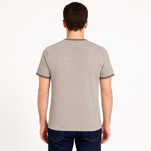 Camiseta con textura para hombre