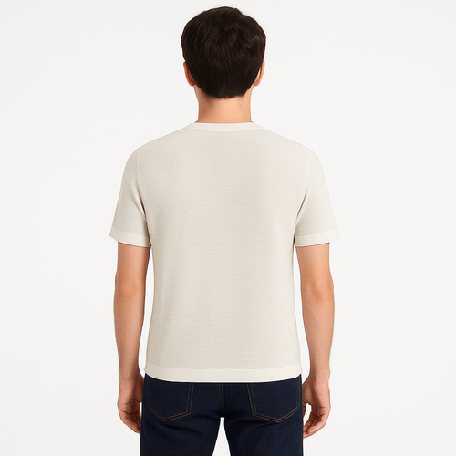 Camiseta con textura para hombre