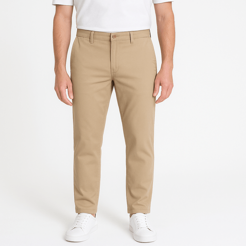 Pantalón casual beige para hombre