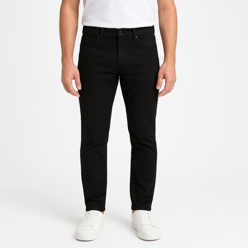 Pantalón slim fit negro para hombre