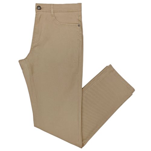 Pantalón slim fit beige para hombre