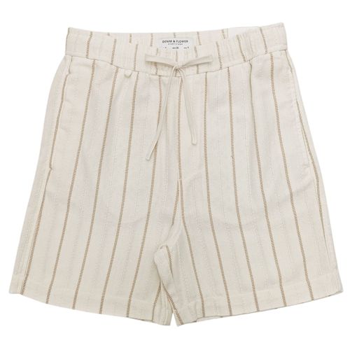Short rayado ivory