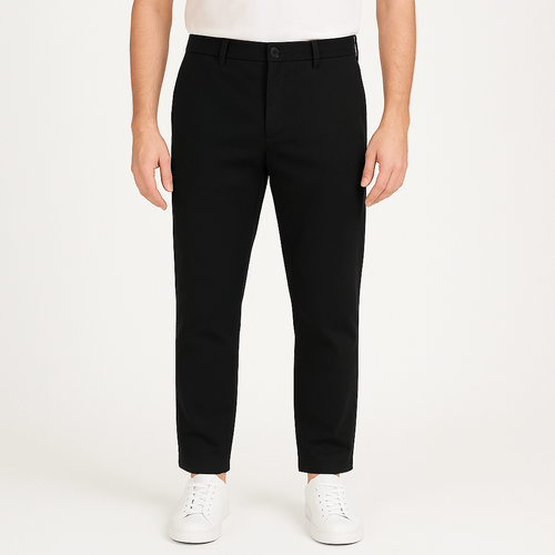 Pantalón sólido negro