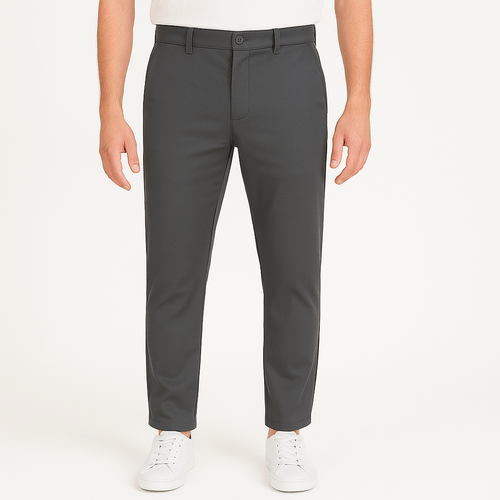 Pantalón sólido gris