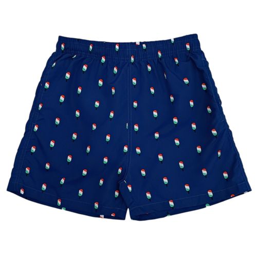 Calzoneta azul estampada para hombre