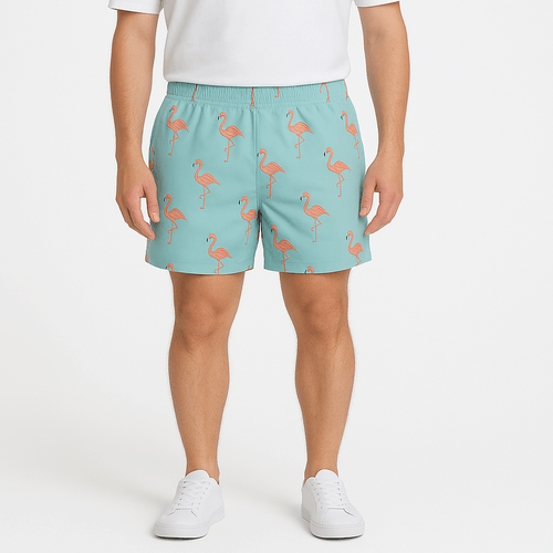 Calzoneta celeste estampado para hombre