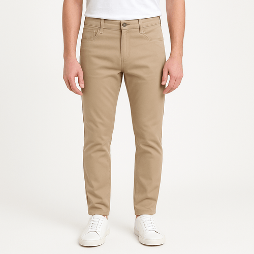 Pantalón slim sólido para hombre